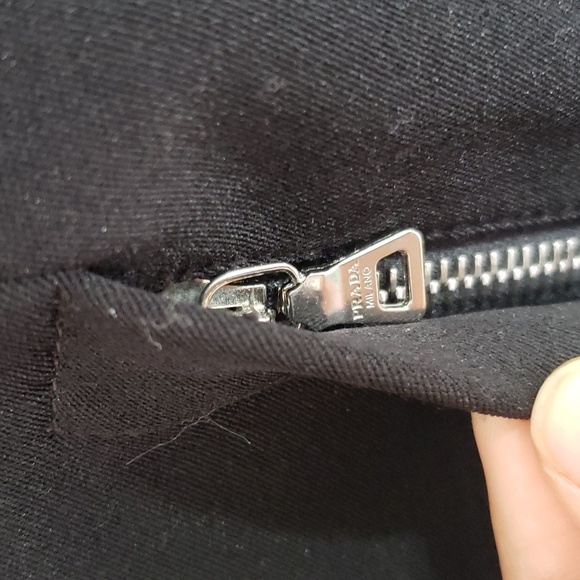 PRADA black zippered long coat xs 38eu - Picture 9 of 16